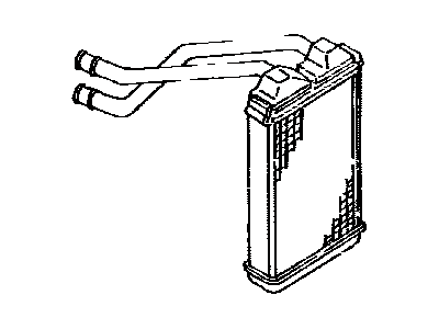 1989 Toyota Corolla Heater Core - 87107-02020