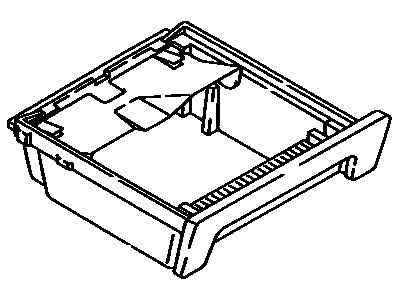 Toyota 74102-01020-D0 Box Sub-Assy, Front Ash Receptacle