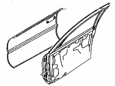 Toyota 67002-02040 Panel Sub-Assy, Front Door, LH