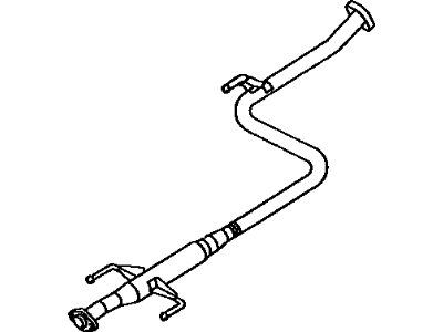 Toyota 17420-02070 Center Exhaust Pipe Assembly