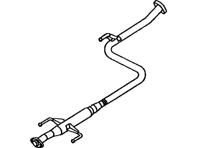 1990 Toyota Corolla Exhaust Pipe - 17420-02070