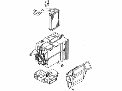 Toyota 87150-01020 Radiator Assy, Heater