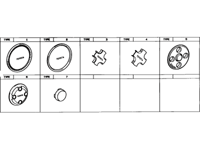 1991 Toyota Corolla Wheel Cover - 42603-02050