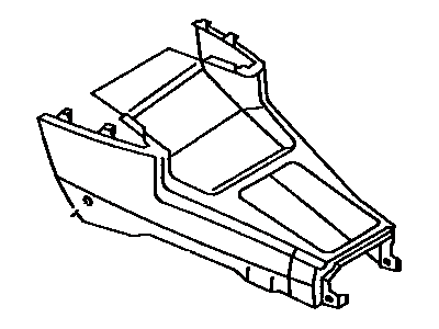 Toyota 58811-01010-B0 Box, Console, Front