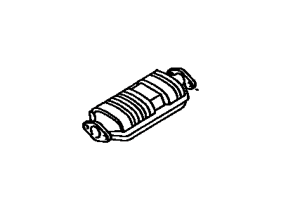 1989 Toyota Corolla Catalytic Converter - 18450-16500