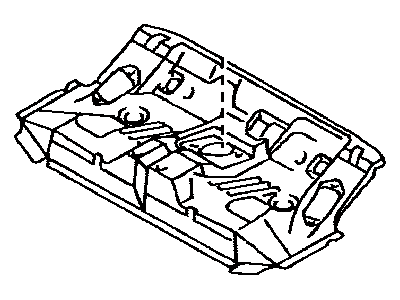 1991 Toyota Corolla Floor Pan - 58211-01020