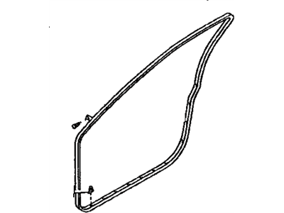 1992 Toyota Corolla Door Seal - 67861-02040