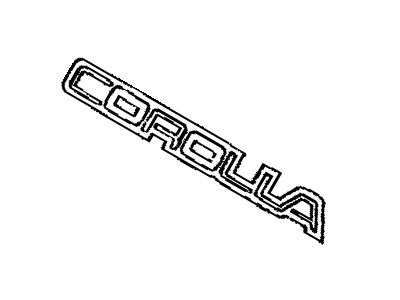 1992 Toyota Corolla Emblem - 75442-1A120