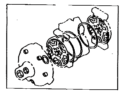 Toyota 88335-01020 Gasket Kit, Overhaul