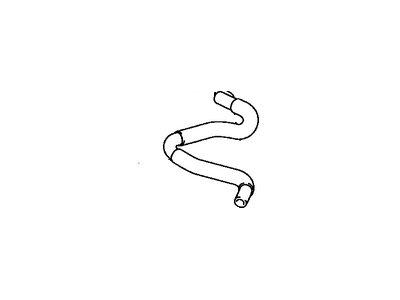 Toyota 16571-21040 Hose, Radiator, Inlet