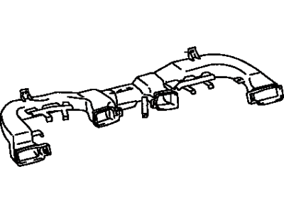 Toyota 55843-47020 Duct, Heater To Register