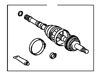 2003 Toyota Prius Axle Shaft - 43470-49078