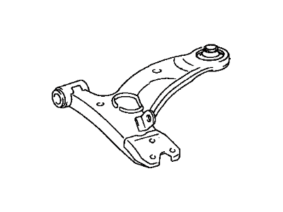 Toyota 48068-47021 Front Suspension Control Arm Sub-Assembly Lower Right