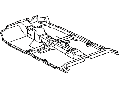 Toyota 58510-47031-B0 Mat, Front Floor, Front