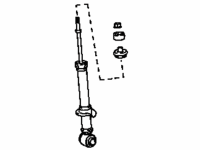 2002 Toyota Prius Shock Absorber - 48530-49185