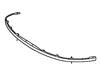 Toyota 53851-47020 Pad, Front Wheel Opening Extension