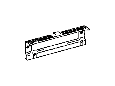 Toyota 58387-47010-B0 Plate, Rear Floor Finish