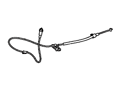 Toyota 46410-47020 Cable Assembly, Parking Brake