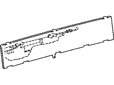 Toyota 83852-47030 Glass, Combination Meter