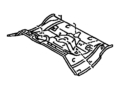 2001 Toyota Prius Floor Pan - 58211-47901