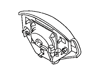 Toyota 45130-47020-B0 Button Assy, Horn