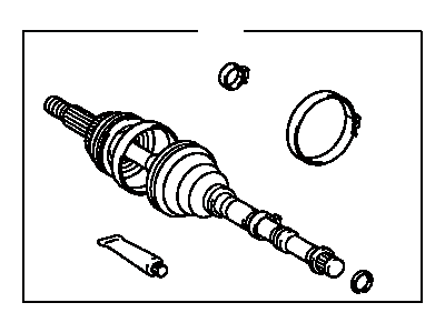 2003 Toyota Prius Axle Shaft - 43460-49038