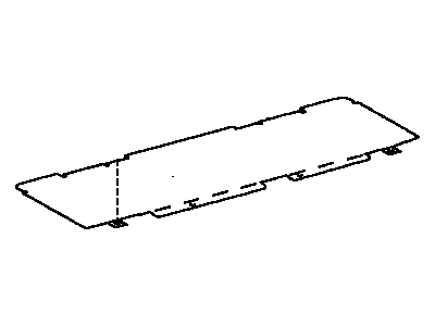 Toyota 64722-47010-B0 Cover, Luggage Compartment Trim