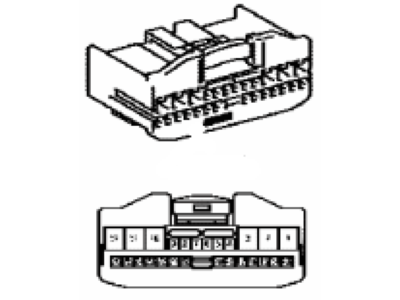 Toyota 90980-12444 Housing, Connector F