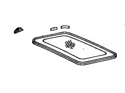 Toyota 63201-60011 Glass Sub-Assy, Sliding Roof