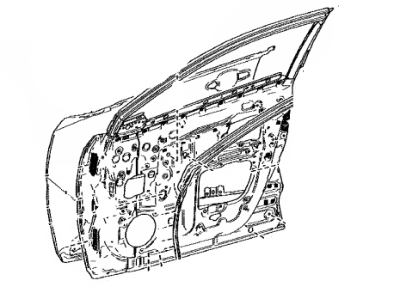 Toyota 67001-F4030 Panel Sub-Assembly, Front D