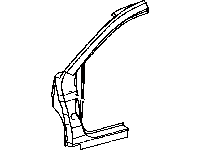 Toyota 61132-07020 Pillar, Front Body, Upper