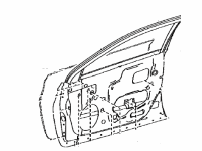 Toyota 67002-07040 Panel Sub-Assembly, Front D