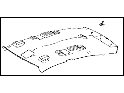 Toyota 63310-07232-B0 HEADLINING Assembly, Roof