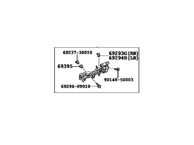 Toyota 69202-0T010 Frame Sub-Assembly, Front D