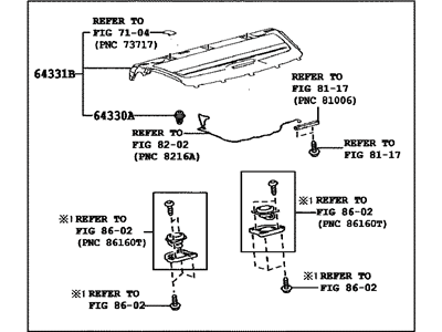 Toyota 64330-07020-A0 Panel Assembly, Package