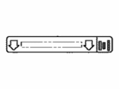 Toyota 85539-07010 Label, Power Outlet