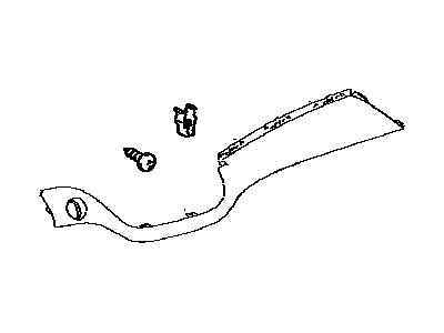 Toyota 55475-07100-E0 GARNISH, Instrument Cluster