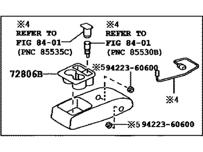 Toyota 72830-07070-A1