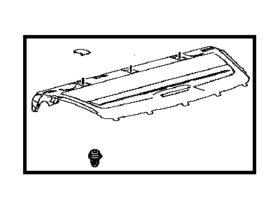 Toyota 64330-07050-B0 Panel Assembly, Package