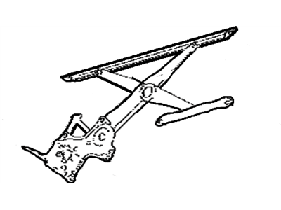 Toyota 69802-07020 Window Regulator Toyota 69802-07020 Window Regulator