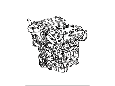 Toyota 19000-0V031 Engine Assembly, Partial