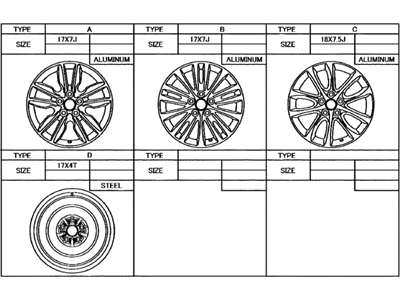 Toyota 4261A-07010 Wheel, Disc Chrome P