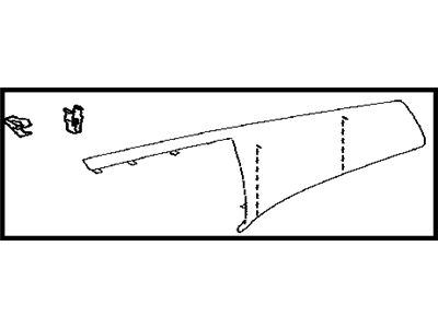 Toyota 55012-07010-C3 GARNISH Sub-Assembly, In