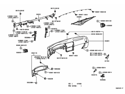 Toyota 90080-11246 Bolt, w/Washer