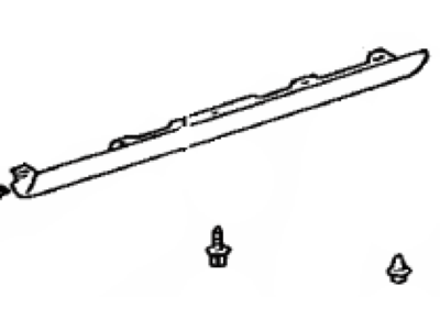 Toyota 75860-19175 Moulding Assy, Body Rocker Panel, LH