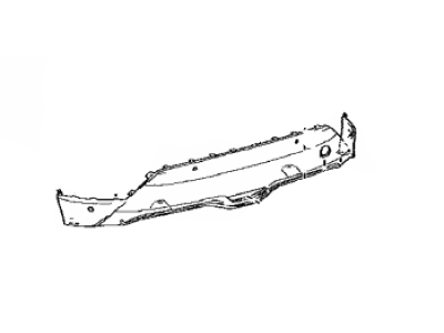 Toyota 52453-F4010 Guard, Rear Bumper, Ct