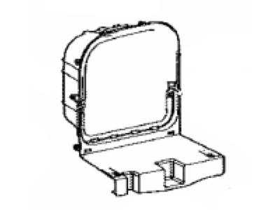 Toyota 65351-0R010-C0 Cover, Battery Hole