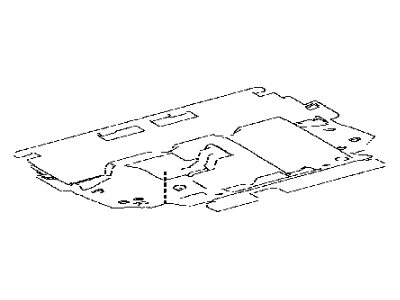 Toyota 58556-0E010 Silencer, Rear Floor