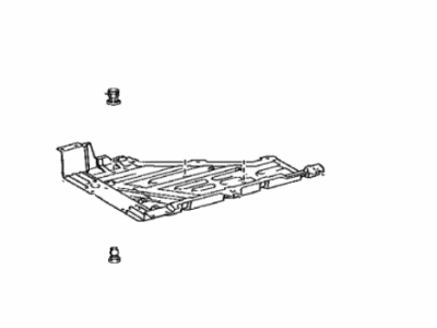 Toyota 58167-0E051 Cover, Front Floor, Center