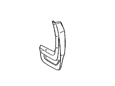 Toyota 76625-0E010 MUDGUARD, Quarter Panel